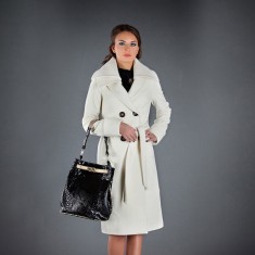 White Coat In Wool