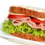 Salmon & Onion Sandwich